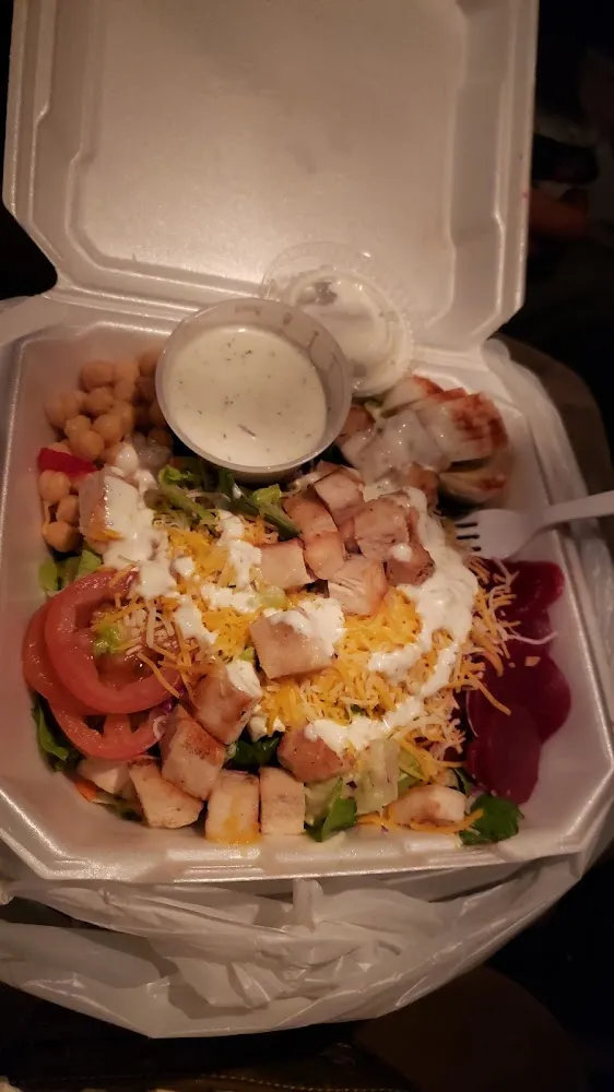 Club Salad w Grilled Chicken and Ranch Dressing